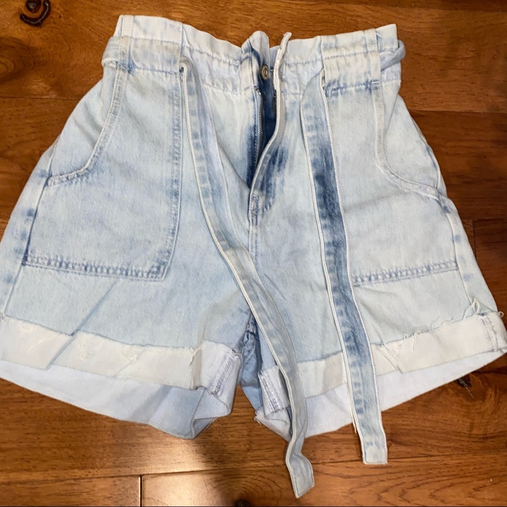 Zara Denim high waisted shorts